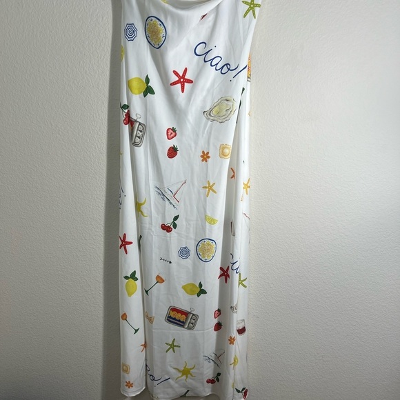 Size XL For Love & Lemons Carla Strapless Maxi Dress - Picture 7 of 9